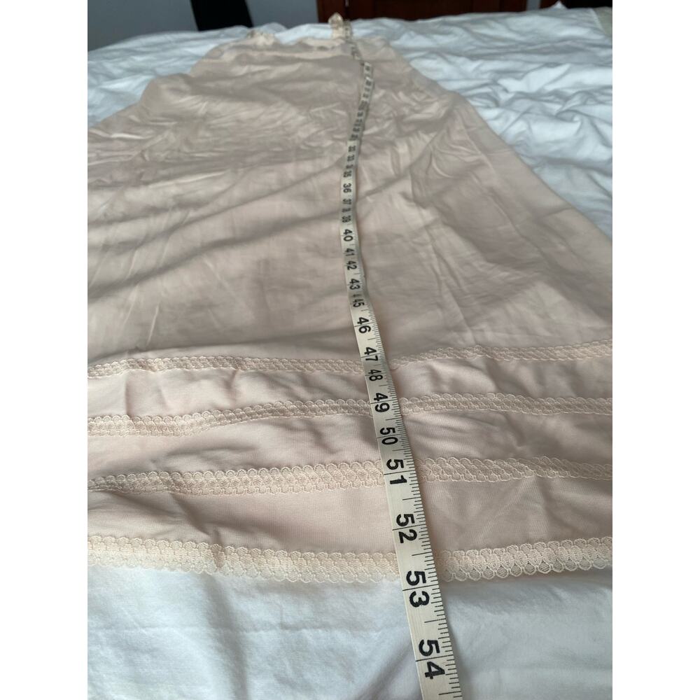 Vintage Cream Long Full Slip - Picture 5 of 9